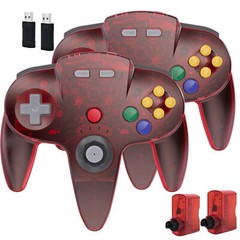 Switch Wireless N64 Controller Rumble Gamepad for N64 Switch PC PC-2PCS