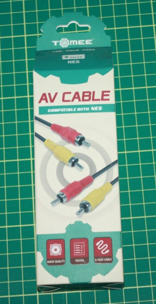 Tomee AV Cable for the Nintendo NES Brand New in Box