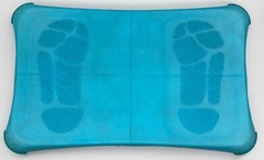 Nintendo Wii Balance Board Fitness Cardio NO RISERS BLUE COVER UNTESTED READ