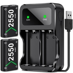 Rechargeable Battery Pack for Xbox One X|S Xbox Series X|S +Battery Charger Dock