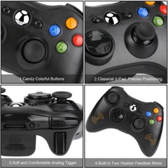 Wireless Game Controller Gamepad for Microsoft XBOX 360 & PC Windows 10 8 7
