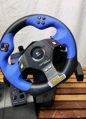 Logitech Driving Force Steering Wheel + Pedals & Mount E UC2 for PS2 PS3 PC USB