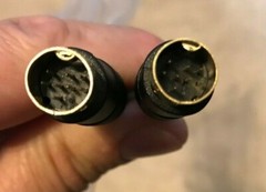 Sega Genesis A/V + 32X link patch cable for model 2 system NEW USA seller 8 PIN