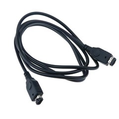Black Game Link Connect Cable Cord For Nintendo Gameboy Advance GBA SP Black C