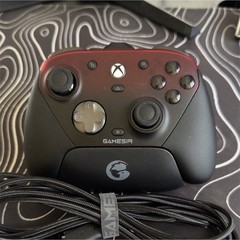GameSir G7 Wired Controller for PC Console w/ Charging Dock, Black/Red