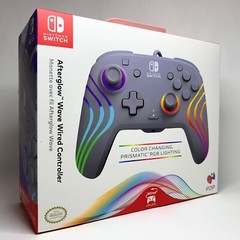 PDP Afterglow Wave Wired LED Controller for Nintendo Switch – Grey (NEW, SEALED)