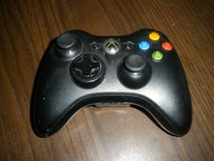 XBOX 360 WIRELESS CONTROLLER MICROSOFT CORPORATION BLACK TESTED WORKS