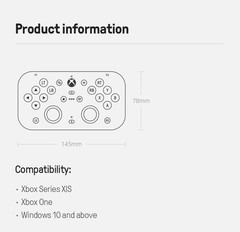 8Bitdo Lite SE 2.4G Wireless Controller for Xbox Series X|S, Xbox One, Windows