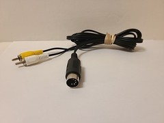 Sega Genesis Model 1 AV Cable RCA Audio Video Cord Used Tested Works US SELLER