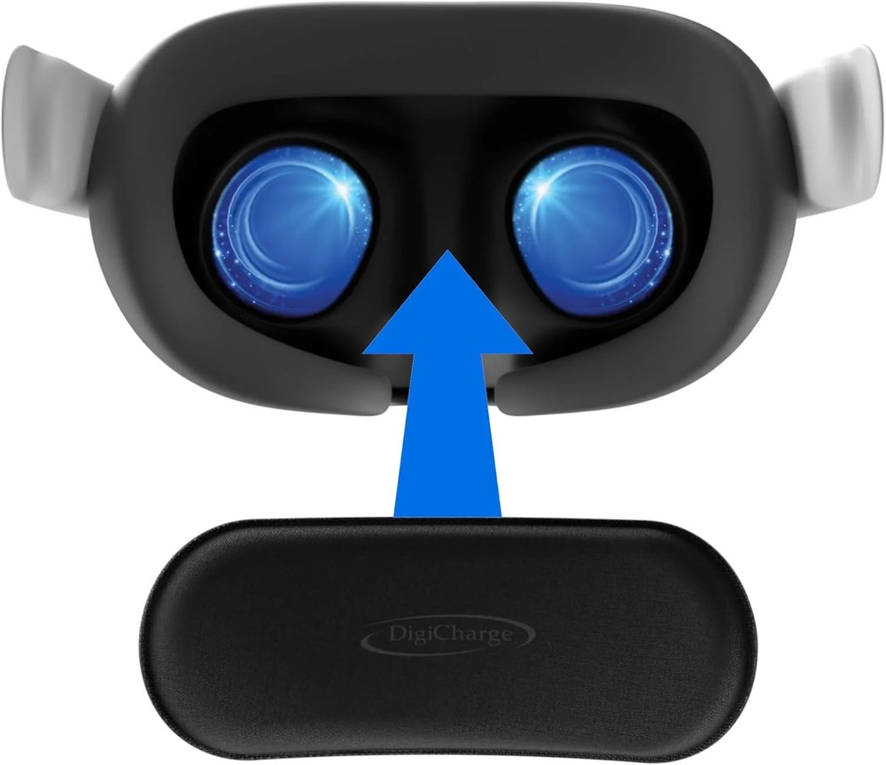 VR Lens Cover Compatible with Vision Pro Meta Quest 3 2 PSVR Black Protector