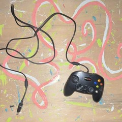 GameStop Wired Controller Black 7ft Cable for Microsoft Xbox