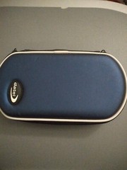 Sony psp carrying case blue from datel able to hold 2 discs *USA seller