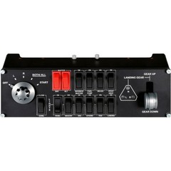 Logitech Core PC Pro Flight Switch Panel in Black – 945-000030