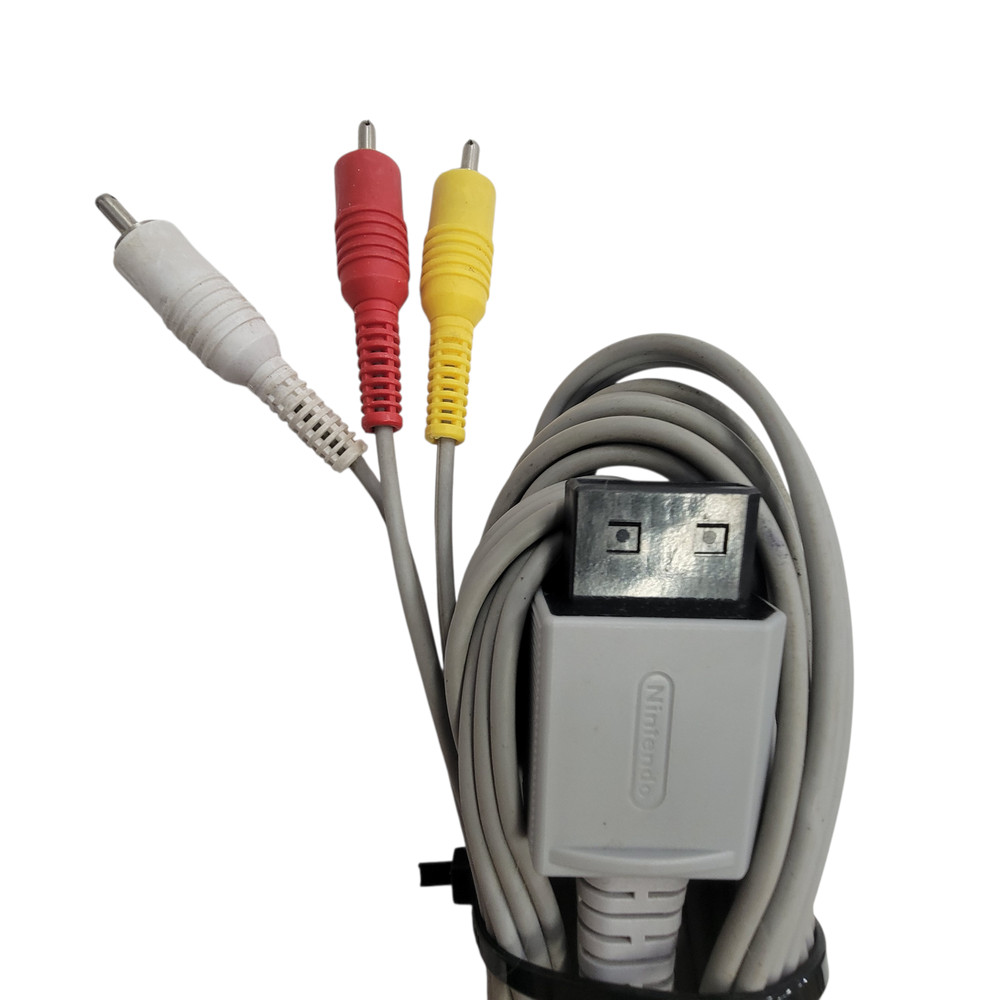 Official Nintendo GameCube Wii Original AV TV Composite RCA Cable Cord