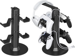 Gaming Controller & Headset Holder Stand for Desk, with Charger Cable Organizer