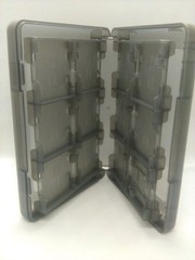 Black 22 game card case holder for Nintendo switch games, USED