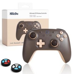 8BitDo Ultimate 2C Wireless Controller for PC Android, 1000 Hz Polling – Brownie