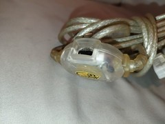 GameCube to Game Boy Advance Link Cable Clear Translucent Clear
