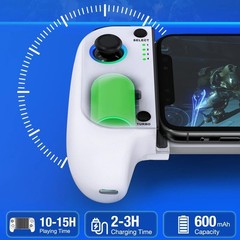 Mobile Game Controller for iPhone/Android, iOS Wireless Gaming Controller + RGB