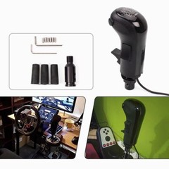 for Logitech G29 G27 G25 Thrustmaster TH8A FANATEC PC/USB Game Gear Shifter Knob