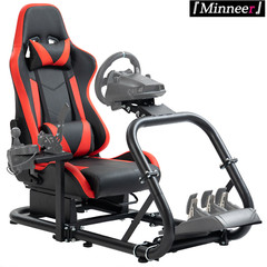 Minneer Racing Simulator Cockpit with Seat Fit Logitech G29 G920 G923 Fanatec