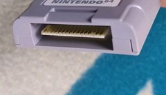 Nintendo 64 Controller Pak Memory + Box & Sticker Booklet Mario Kart Vintage