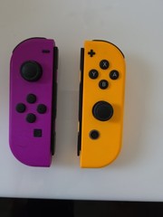 Nintendo Switch Neon Purple Joy-Con with Wrist Strap