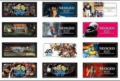 NEO GEO mini – Random Characters Stickers – 4 PCS Set 105x45mm SNK Official