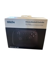 8BitDo Ultimate Bluetooth Controller with Hall Effects + Charging Dock – Black