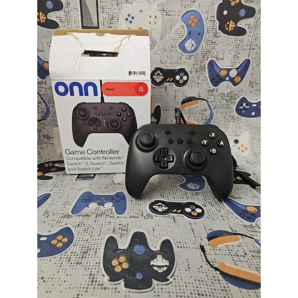Onn WIRED Game Controller Compatible with Nintendo Switch/Switch 2 OPEN BOX NEW