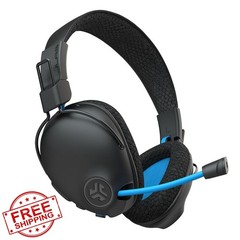 JLab Play Pro Gaming Wireless Headset with Retractable Boom mic, multipoint B…