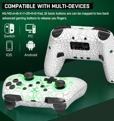 Switch Controller Compatible With Switch 1/2/Lite/OLED, Wireless Pro Controllers