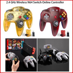 Wireless N64 Switch Controller for Nintendo n64/Switch Online NSO PC Mac Windows