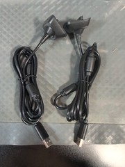 2 Pks Replacement Xbox 360 Play And Charge Kit USB Charging Cable Plug #F3