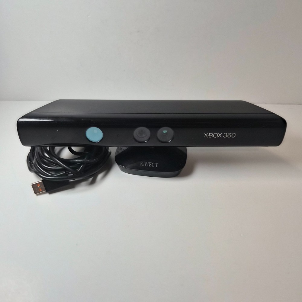 Microsoft Xbox 360 Kinect Sensor Camera Tested Working Black