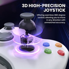 For Microsoft Xbox 360 / 360 Slim / PC Windows 11/ 10/ 8/ 7 Wireless Controller