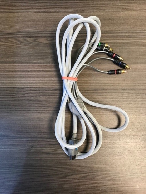 Psyclone Component Video Cable For 12FT For Wii Gray Very Good 3E