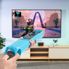 [Compatible for Switch 2/1/OLED] WAXITY Shooting Game Gun Hand Grip Both for …