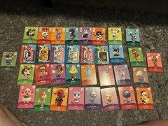 Animal Crossing Amiibo Cards 34 Lot Unscanned Authentic Raymond Sanrio Isabelle