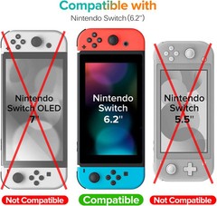 Nintendo Switch 2017 Screen Protector Ultra Clear 3 Pack 99.9 Transparency
