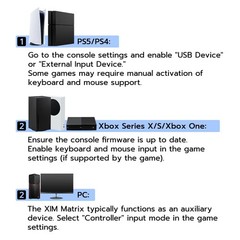 XIM Matrix Multi Input Adapter Xbox PS5 PS4
