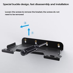 Wall Mount Bracket Base with Controller Holder Wall Hanging Stand for PS5
