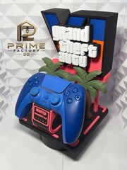 Universal Gaming Controller Stand Holder – 3D Printed Desk Display for PS5, Xbox
