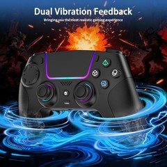 Wireless Controller Compatible with PS5/Android/IOS/MAC/Steam Deck, Gamepad w…
