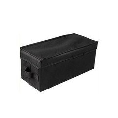 Black CD Storage Container with Stackable Design Fits For 35 Jewel Cases