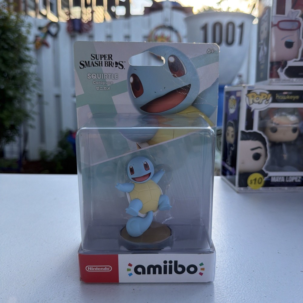 Brand NEW Nintendo Amiibo Squirtle Super Smash Bros. Series Wii U Switch