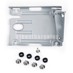 For PS3 Super Slim internal Hard Disk Drive HDD Mounting Bracket Caddy + Screws