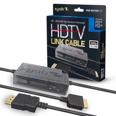 PlayStation 1 & 2 – XYAB HD TV Link Cable Cord Full 1080 HDMI – New / PS1 PS2