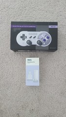 8Bitdo SN30 Pro Bluetooth Controller SNES color (Discontinued) + Smartphone Clip
