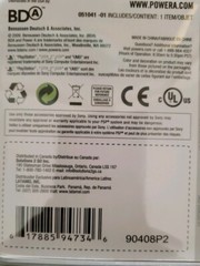 PSP Car Adaptor Power Supply Officially Licensed Nintendo BDA New w Hologram